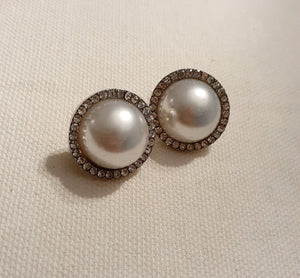 Handmade Faux Pearl Clip on Earrings Kargo Fresh