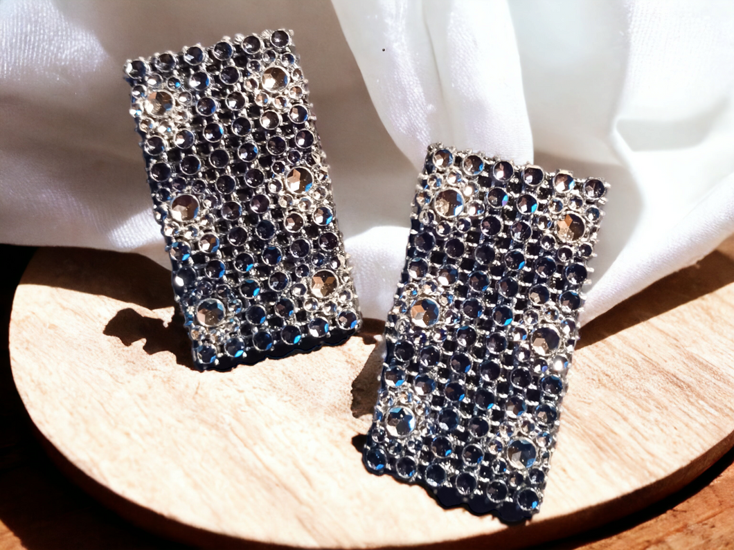 Handmade Felt acrylic clip on earrings Kargo Fresh