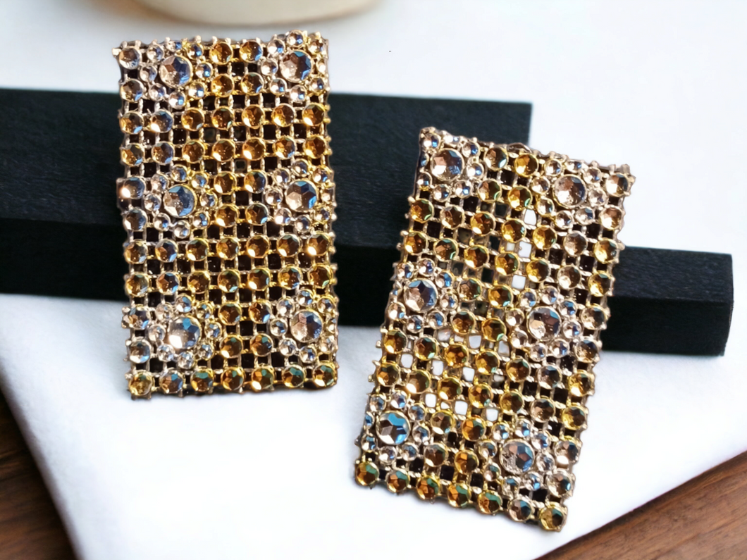 Handmade Felt acrylic clip on earrings Kargo Fresh