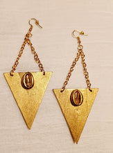 Load image into Gallery viewer, Handmade Geometric Wooden Earrings Kargo Fresh
