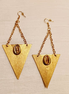 Handmade Geometric Wooden Earrings Kargo Fresh