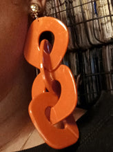 Load image into Gallery viewer, Handmade Giant Acrylic Chain Clip On Earrings Kargo Fresh
