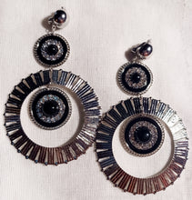 Load image into Gallery viewer, Handmade Glam Clip On  Multi Hoop Metal Earrings Kargo Fresh
