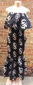 Handmade Gye Ruffle Elastic Dress Free Size Kargo Fresh