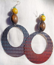 Load image into Gallery viewer, Handmade Large handmade boho hoops Kargo Fresh
