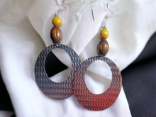 Load image into Gallery viewer, Handmade Large handmade boho hoops Kargo Fresh
