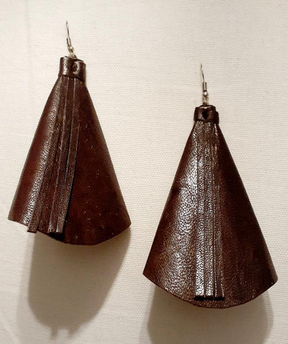 Handmade  Leather Earrings Kargo Fresh