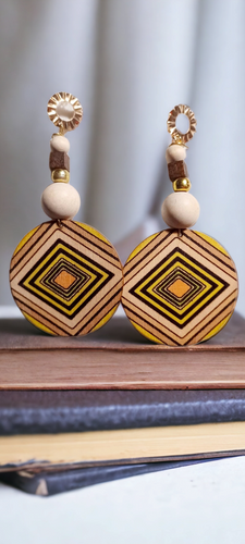 Handmade Light boho dangle clip on earrings Kargo Fresh