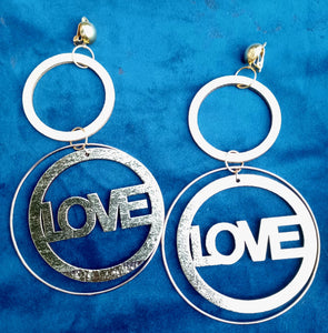 Handmade Love Clip on earrings Kargo Fresh