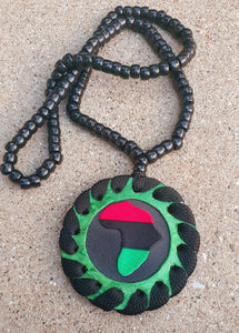 Handmade Mens  Pan African Medallion Necklace Kargo Fresh