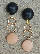 Load image into Gallery viewer, Handmade Minimalist Natural Wood Clip On Earrings Kargo Fresh
