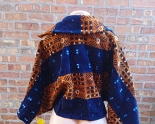 Load image into Gallery viewer, Handmade Mudcloth Cropped Cape Free Size Kargo Fresh
