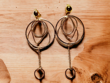 Load image into Gallery viewer, Handmade Multi Hoop Clip On Earrings gold Kargo Fresh
