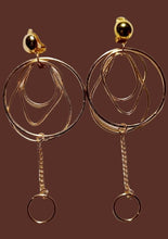 Load image into Gallery viewer, Handmade Multi Hoop Clip On Earrings gold Kargo Fresh
