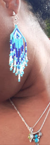 Handmade Native America Bead Tassel Earrings Kargo Fresh