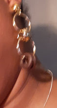 Load image into Gallery viewer, Handmade Natural Wooden Multi hoop Clip On Earrings Kargo Fresh

