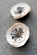 Load image into Gallery viewer, Handmade Paper Flower and Wood Earrings Kargo Fresh
