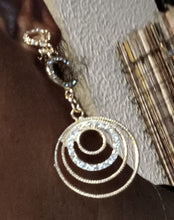 Load image into Gallery viewer, Handmade Rhinestone Clip On Earrings Kargo Fresh
