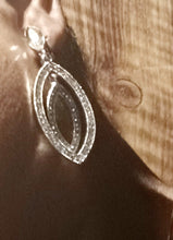Load image into Gallery viewer, Handmade Rhinestone Clip On Hoop Earrings Kargo Fresh
