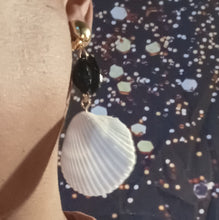 Load image into Gallery viewer, Handmade Shell Clip On Earrings Kargo Fresh
