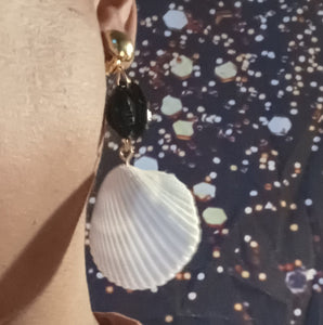 Handmade Shell Clip On Earrings Kargo Fresh