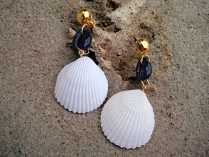 Handmade Shell Clip On Earrings Kargo Fresh