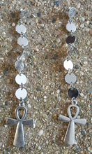 Load image into Gallery viewer, Handmade Silver Ankh Earrings Kargo Fresh
