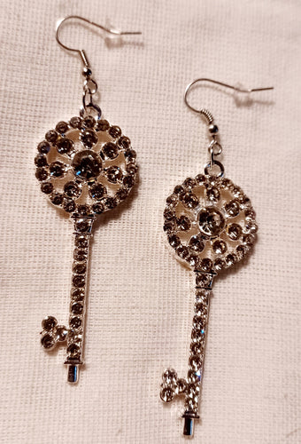 Handmade Skeleton Key Earrings Kargo Fresh