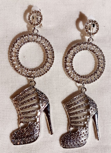 Handmade Unique High Heel Design Clip On Earrings Kargo Fresh