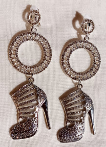 Handmade Unique High Heel Design Clip On Earrings Kargo Fresh