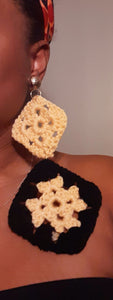 Handmade Vintage Crochet Earrings Kargo Fresh