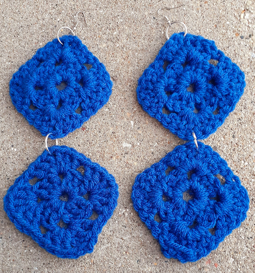 Handmade Vintage Crochet Earrings Kargo Fresh