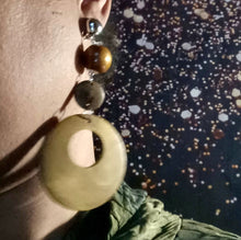 Load image into Gallery viewer, Handmade Wooden Boho Clip On Earrings Kargo Fresh
