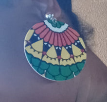 Load image into Gallery viewer, Handmade Wooden Boho Style Clip Earrings Kargo Fresh
