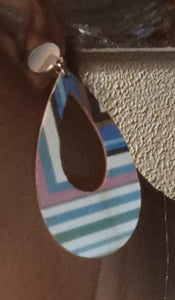 Handmade Wooden Clip Earrings Kargo Fresh