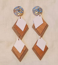 Load image into Gallery viewer, Handmade Wooden Clip Earrings Kargo Fresh
