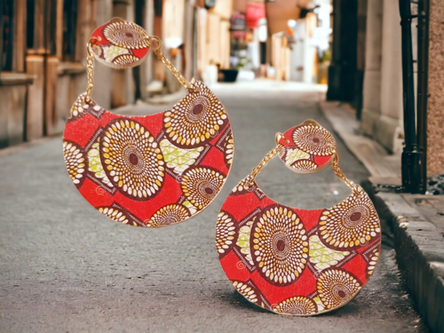 Handmade Wooden Clip Earrings Kargo Fresh