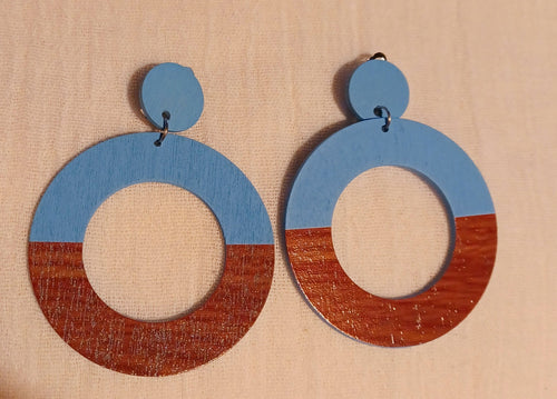 Handmade Wooden Clip On Earrings Kargo Fresh