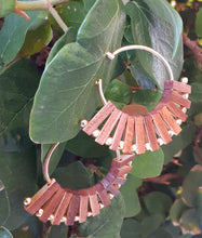 Load image into Gallery viewer, Handmade Wooden Hoop Earrings Kargo Fresh
