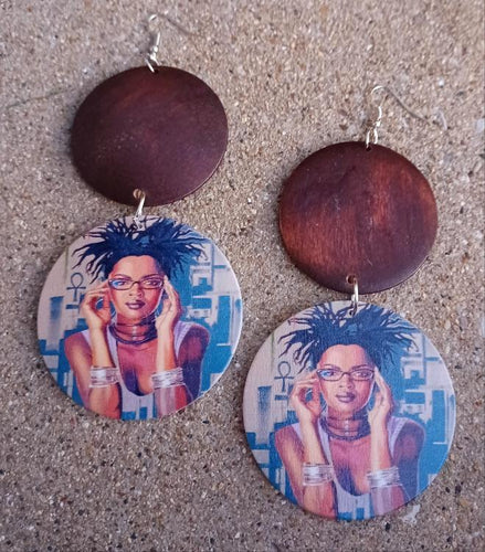 Handmade Wooden Lauryn Hill Earrings Kargo Fresh