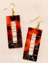 Load image into Gallery viewer, Handmade abstract acrylic  design earrings Kargo Fresh
