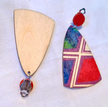 Load image into Gallery viewer, Handmade abstract boho clip ons Kargo Fresh
