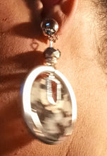 Load image into Gallery viewer, Handmade acrylic clip on hoop earrings Kargo Fresh
