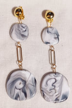 Load image into Gallery viewer, Handmade acrylic dangle clip on earrings Kargo Fresh
