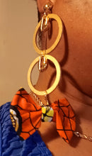 Load image into Gallery viewer, Handmade ankara bow clip on earrings Kargo Fresh
