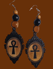 Load image into Gallery viewer, Handmade ankh cameo earrings Kargo Fresh
