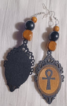 Load image into Gallery viewer, Handmade ankh cameo earrings Kargo Fresh
