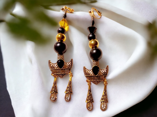 Handmade boho Clip Earrings Kargo Fresh