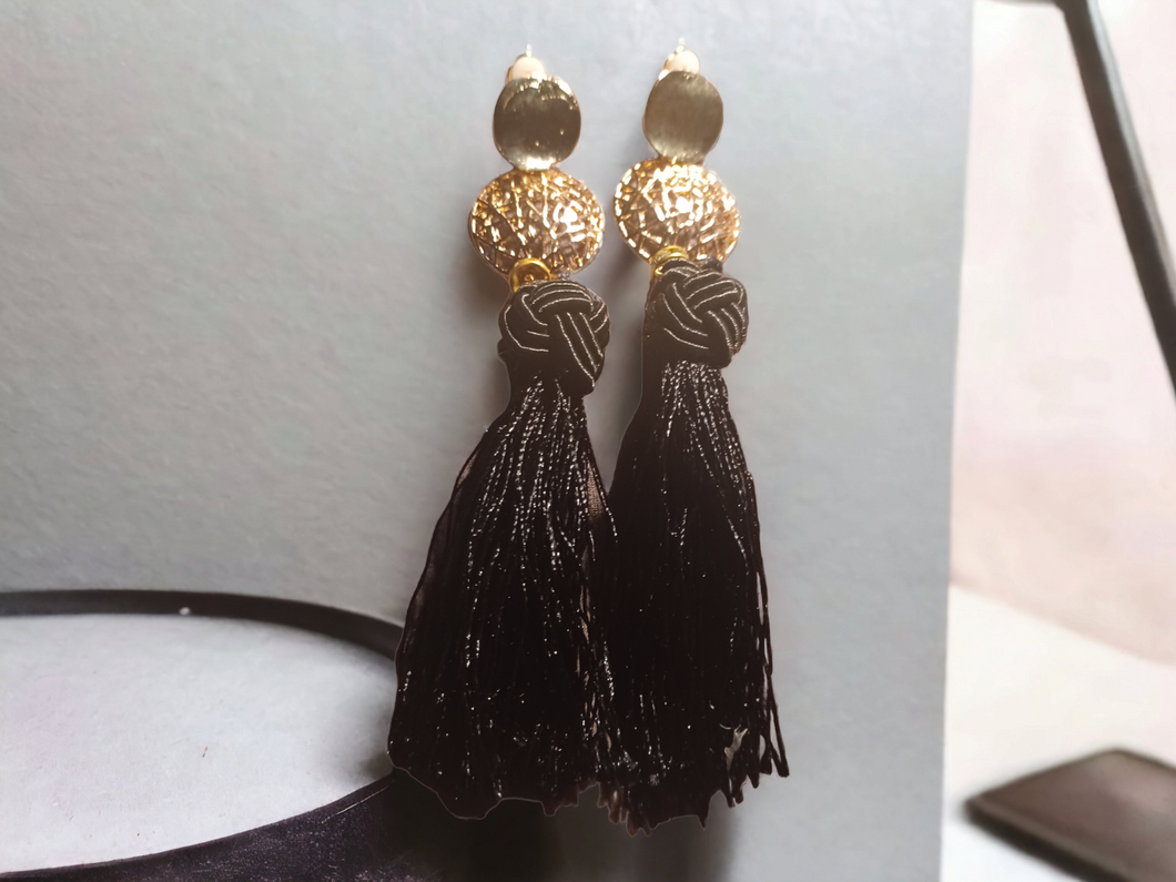 Handmade boho Tassel Clip On earrings Kargo Fresh