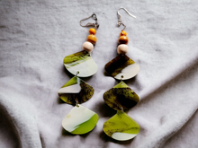 Load image into Gallery viewer, Handmade boho acrylic dangle earrings Kargo Fresh
